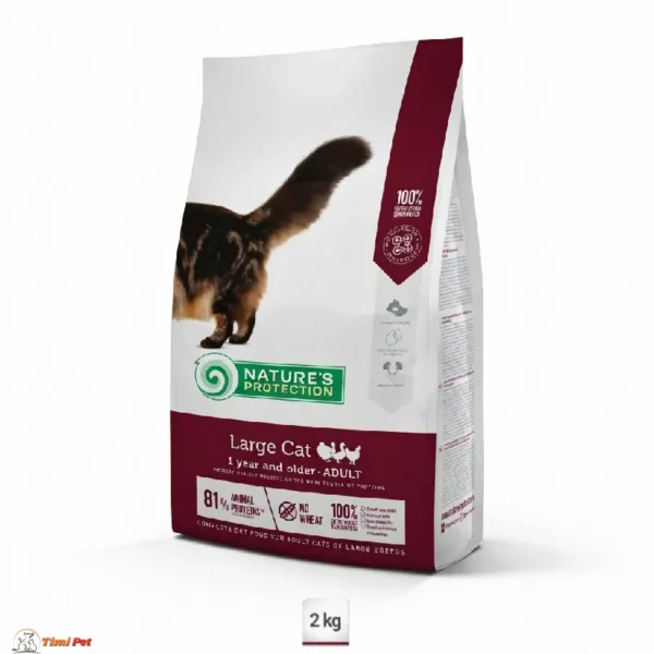 Nature's Protection Large Cat Poultry hrana za mačke velikih rasa 2 kg