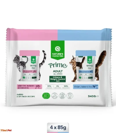 Nature's Protection Prime Multifunctions Flowpack za mačke 4x85g