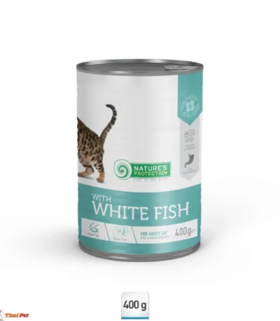 Nature's Protection Sensitive Digestion White Fish konzerva za mačke sa belom ribom 400g
