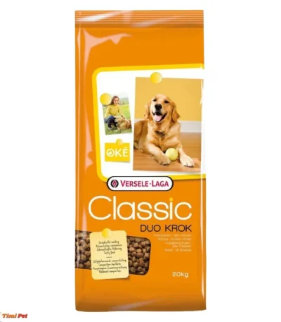 Versele Laga OKE Dog Classic Duo Krok 20kg – suva hrana za odrasle pse svih rasa sa ukusom piletine i govedine