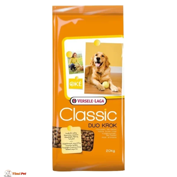 Versele Laga OKE Dog Classic Duo Krok 20kg – suva hrana za odrasle pse svih rasa sa ukusom piletine i govedine