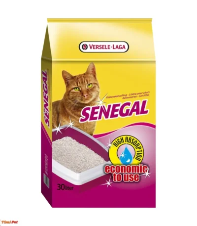 Versele Laga Senegal glineni posip za mačke 18kg od bele senegalske gline, pakovanje 30L